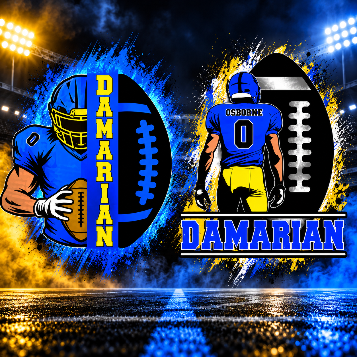 Damarian football graphics