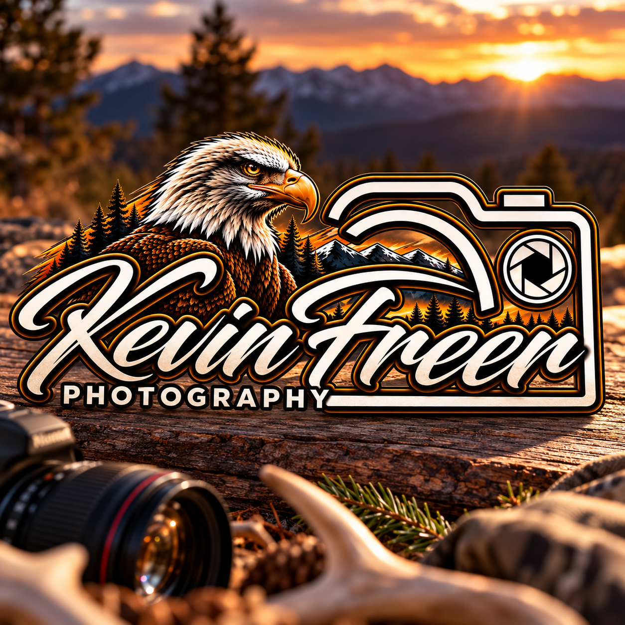 Kevin Freer Photography eagle graphic